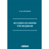 Milletlerarası Usul Hukukunda Yetki Anlaşmaları