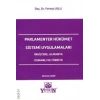 Parlamenter Hükümet Sistemleri Uygulamaları