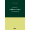 Şematik Türk Hukuk Tarihi Ders Notları