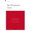 Seri Muhakeme Usulü – Ceza Hukuku Monografileri –