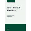 Tapu Sicilinde Beyanlar
