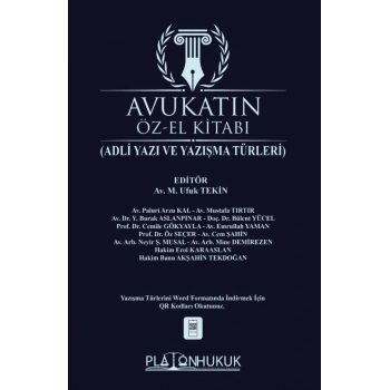 Avukatın Özel Kitabı (Adli Yazı ve Yazışma Türleri)