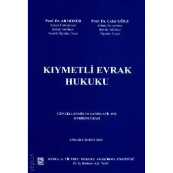 Kıymetli Evrak Hukuku