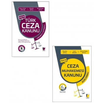 Pratik Türk Ceza Kanunu + Pratik Türk Ceza Muhakemesi Kanunu Kampanya Seti Kargo Bedava