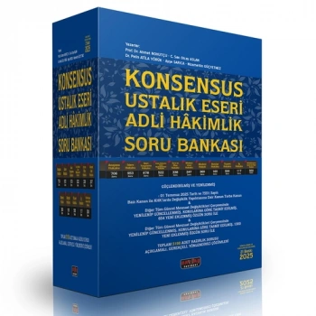 KONSENSUS Ustalık Eseri Adli Hakimlik Soru Bankası Savaş Yayınları Temmuz 2025