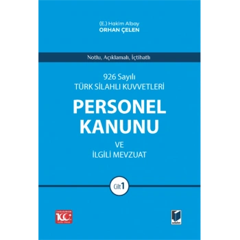 926 Sayılı Türk Silahlı Kuvvetleri Personel Kanunu ve İlgili Mevzuat (2 Cilt)