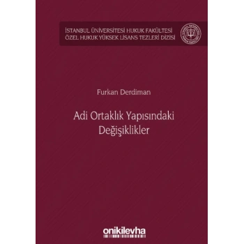 Adi Ortaklık Yapısındaki Değişiklikler