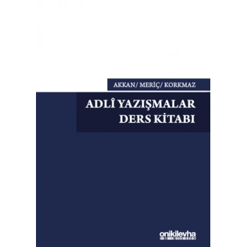 Adli Yazışmalar Ders Kitabı