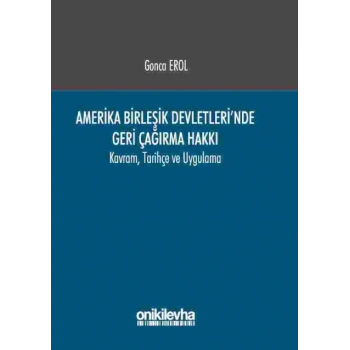 Amerika Birleşik Devletlerinde Geri Çağırma Hakkı