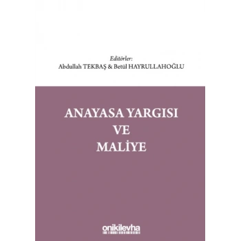 Anayasa Yargısı ve Maliye
