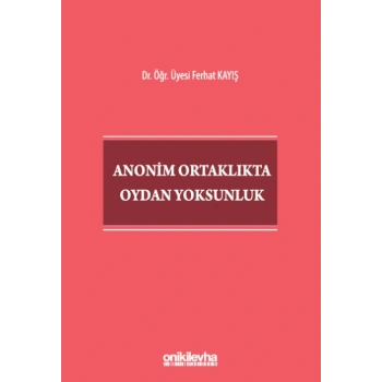 Anonim Ortaklıkta Oydan Yoksunluk