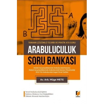 Arabuluculuk Soru Bankası
