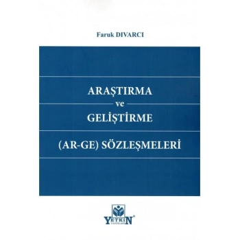 Araştırma ve Geliştirme(Ar-Ge) Sözleşmeleri