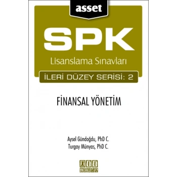 ASSET - Finansal Yönetim (SPK İleri Düzey Lisanslama)