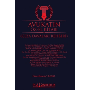 Avukatın Öz-El Kitabı (Ceza Davaları Rehberi)