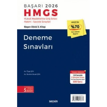 Başarı – HMGS Deneme Sınavları Hukuk Mesleklerine Giriş Sınavı Hakim – Savcılık Sınavları