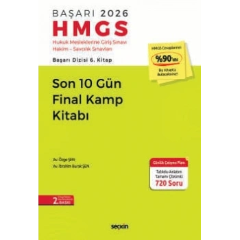 BAŞARI  – HMGS Son 10 Gün Final Kamp Kitabı