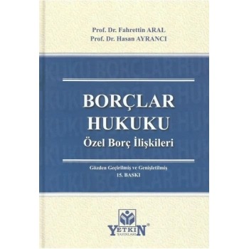 Borçlar Hukuku Özel Borç İlişkiler