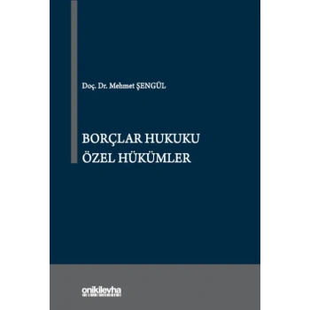 Borçlar Hukuku Özel Hükümler