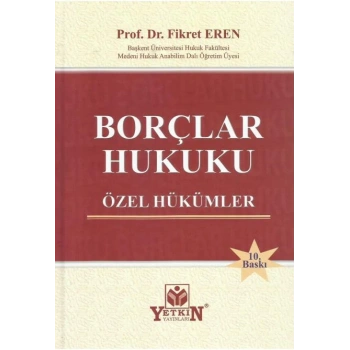 Borçlar Hukuku Özel Hükümler