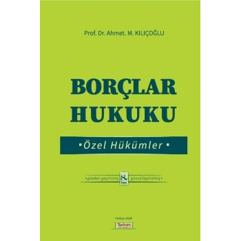 Borçlar Hukuku Özel Hükümler