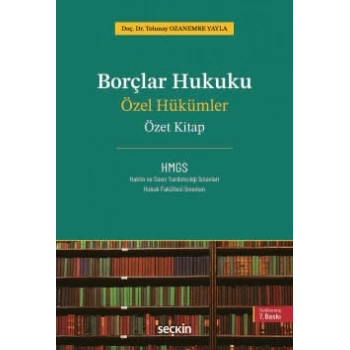 Borçlar Hukuku Özel Hükümler – Özet Kitap