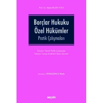 Borçlar Hukuku Özel Hükümler Pratik Çalışmaları