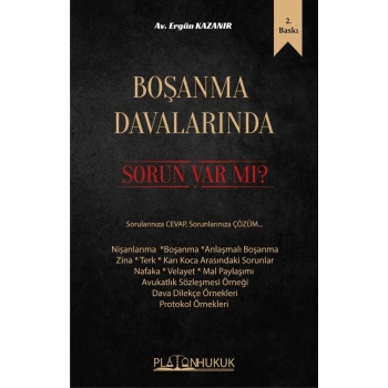 BOŞANMA DAVALARINDA SORUN VARMI 2.BASKI
