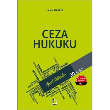 Ceza Hukuku Genel Hükümler