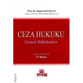 Ceza Hukuku Genel Hükümler