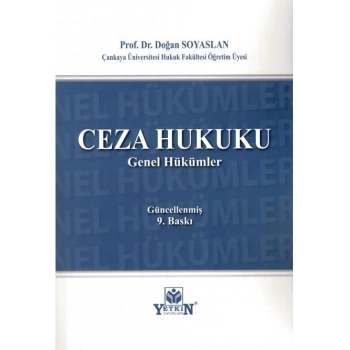 Ceza Hukuku Genel Hükümler