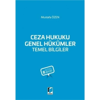 Ceza Hukuku Genel Hükümler Temel Bilgiler
