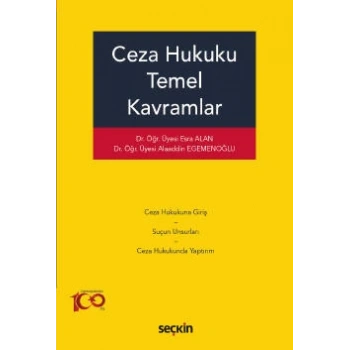 Ceza Hukuku Temel Kavramlar