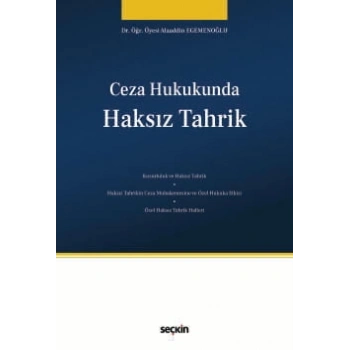 Ceza Hukukunda Haksız Tahrik