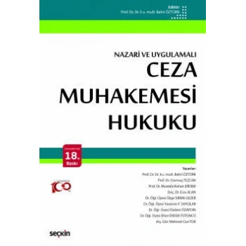 Ceza Muhakemesi Hukuku (Nazari ve Uygulamalı)