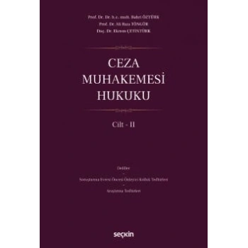 Ceza Muhakemesi Hukuku Cilt – II