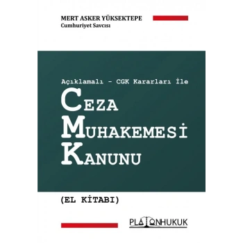 CEZA MUHAKEMESİ KANUNU