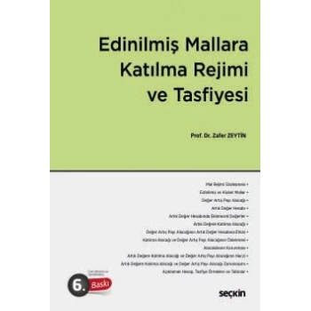 Edinilmiş Mallara Katılma Rejimi ve Tasfiyesi