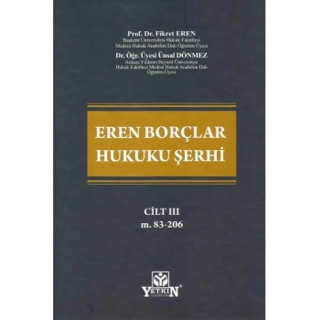 Eren Borçlar Hukuku Şerhi (3 Cilt)