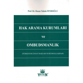 Hak Arama Kurumları ve Ombudsmanlık
