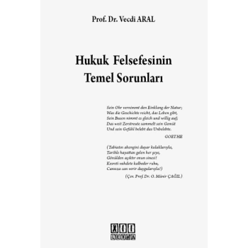 Hukuk Felsefesinin Temel Sorunları