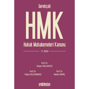 Hukuk Muhakemeleri Kanunu (Gerekçeli) Ciltli