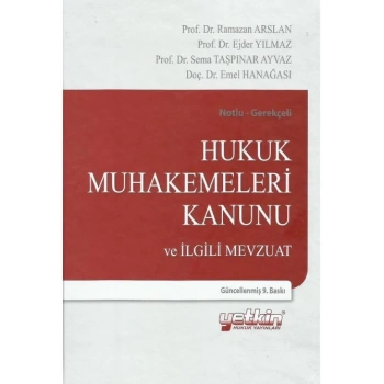 Hukuk Muhakemeleri Kanunu ve İlgili Mevzuat