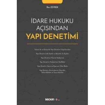 İdare Hukuku Açısından Yapı Denetimi