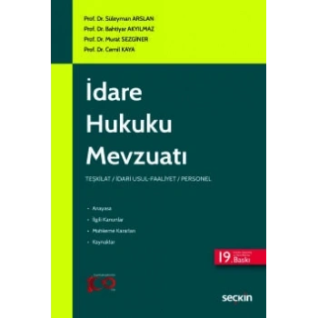 İdare Hukuku Mevzuatı