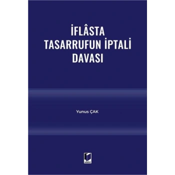 İflasta Tasarrufun İptali Davası