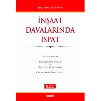 İnşaat Davalarında İspat