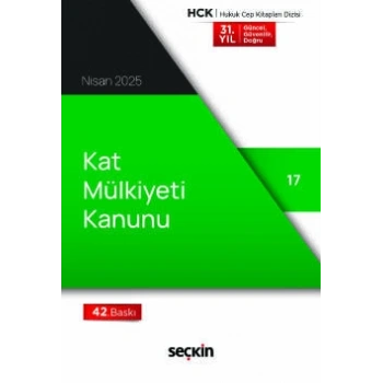 Kat Mülkiyeti Kanunu (Cep Kitabı)