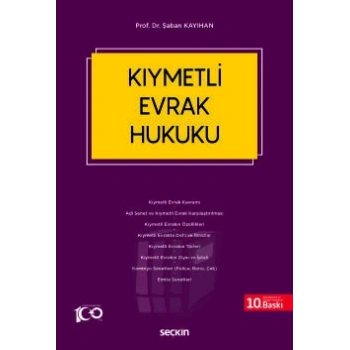 Kıymetli Evrak Hukuku