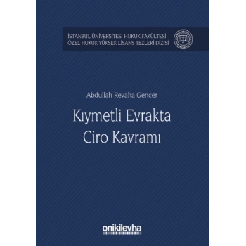 Kıymetli Evrakta Ciro Kavramı